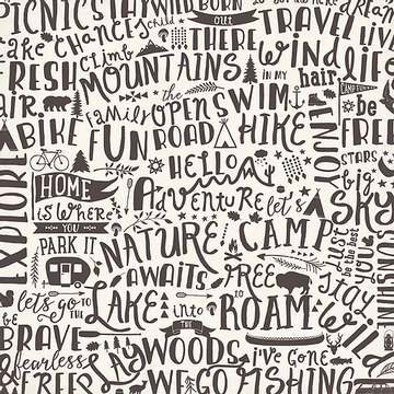 My Minds Eye Happy Camper "Free" Paper